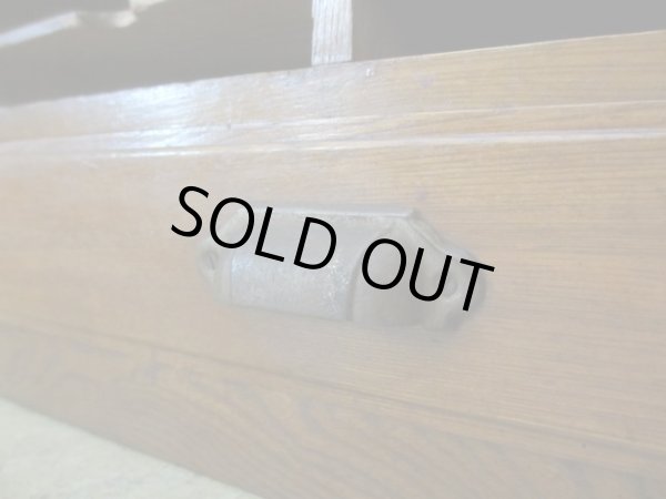 画像12: アンティーク 引出し付 木製書類棚 カルテケース