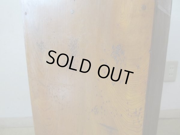 画像10: アンティーク 引出し付 木製書類棚 カルテケース