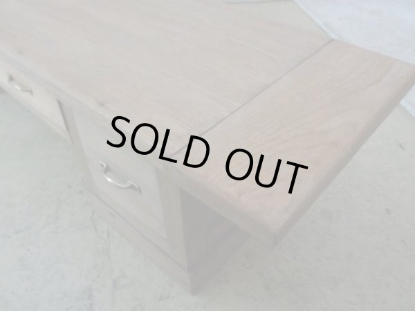 画像10: アンティーク 乾いた木質のローボード 文机