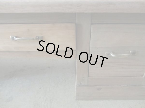 画像8: アンティーク 乾いた木質のローボード 文机