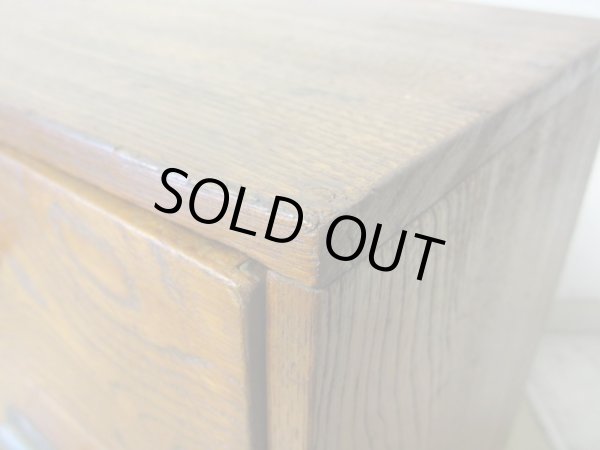 画像7: アンティーク 木目の美しい3杯引出し