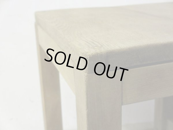 画像5: ヴィンテージ 枯れた木肌の図工椅子 スツール (1)