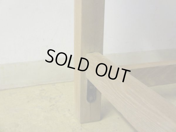 画像10: ヴィンテージ 枯れた木肌の図工椅子 スツール (3)