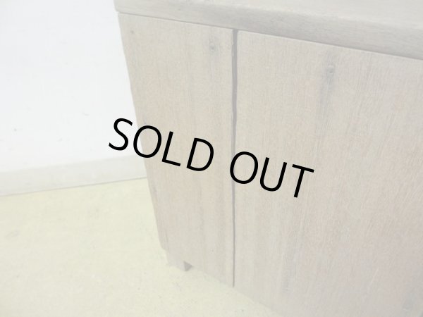 画像9: ヴィンテージ 枯れた木肌の図工椅子 スツール (1)