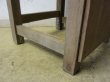 画像11: ヴィンテージ 枯れた木肌の図工椅子 スツール (4)