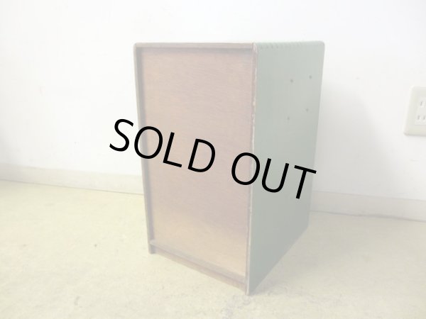 画像5: アンティーク 緑にペイントされたナラ材の6杯小引出し