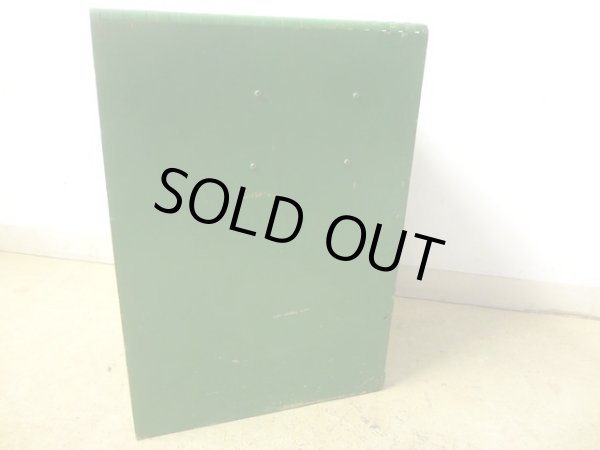 画像4: アンティーク 緑にペイントされたナラ材の6杯小引出し