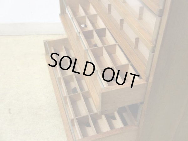 画像11: ヴィンテージ 手芸屋さんの糸ケース ショーケース