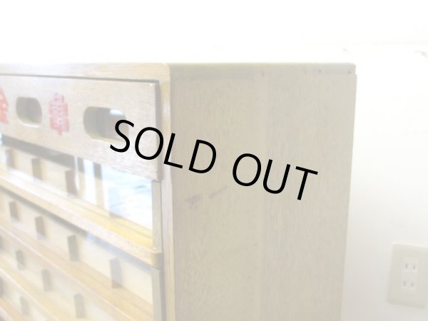 画像6: ヴィンテージ 手芸屋さんの糸ケース ショーケース