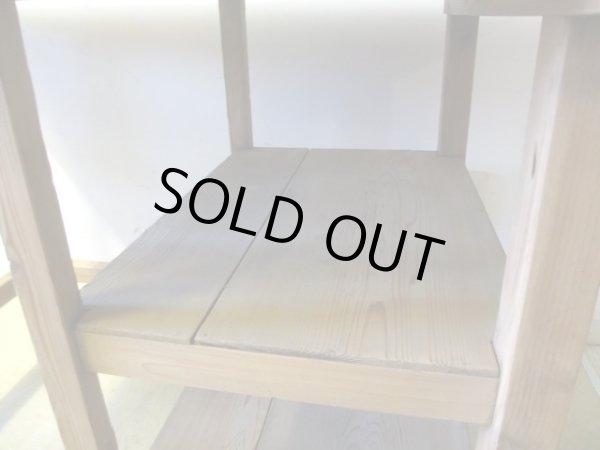 画像13: アンティーク 乾いた木肌の素朴な作業台 陳列台