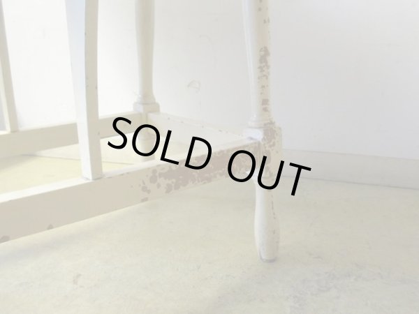 画像12: アンティーク 白く塗られたバタフライテーブル 