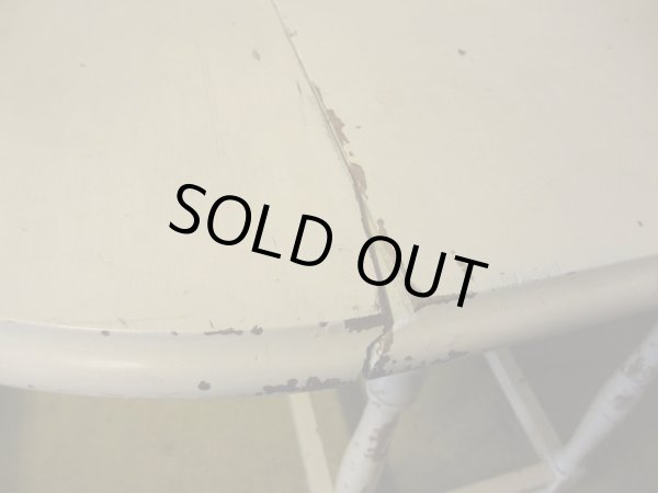 画像5: アンティーク 白く塗られたバタフライテーブル 