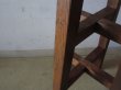 画像9: アンティーク ナラ材のスツール 丸椅子 (2)
