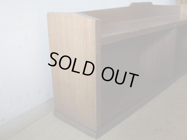 画像5: アンティーク ラワン無垢材の特大本立て 