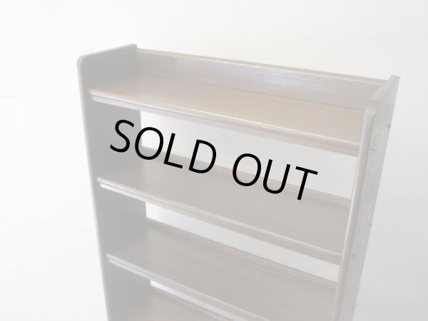 画像5: アンティーク ラワン無垢材の本棚 茶