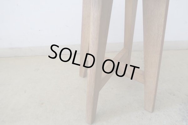 画像8: アンティーク 木味良い丸椅子 スツール (1)