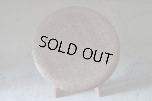 画像4: アンティーク 木味良い丸椅子 スツール (2)