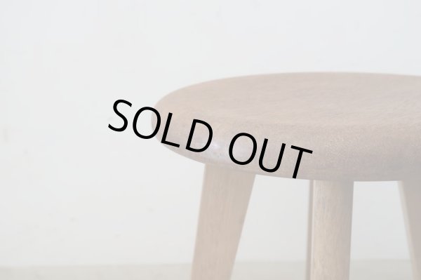 画像6: アンティーク 木味良い丸椅子 スツール (1)