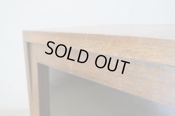 画像14: アンティーク ナラ材のスライド式ガラス戸ケース