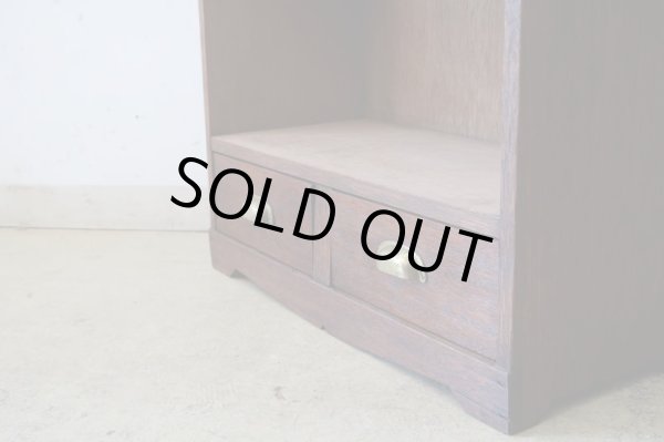 画像5: アンティーク ラワン材の収納棚