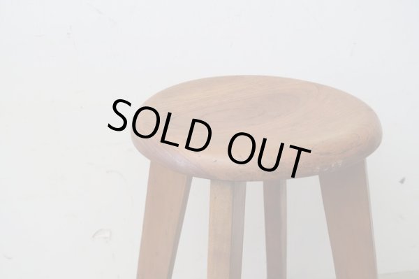 画像4: アンティーク 丸椅子 スツール (2)