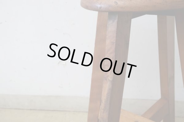 画像10: アンティーク 丸椅子 スツール (2)