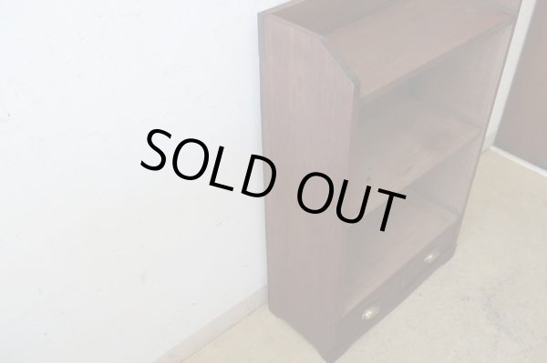 画像3: アンティーク ラワン材の収納棚