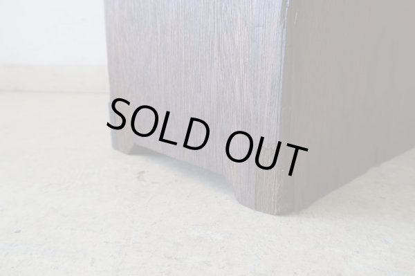 画像15: アンティーク ラワン材の収納棚