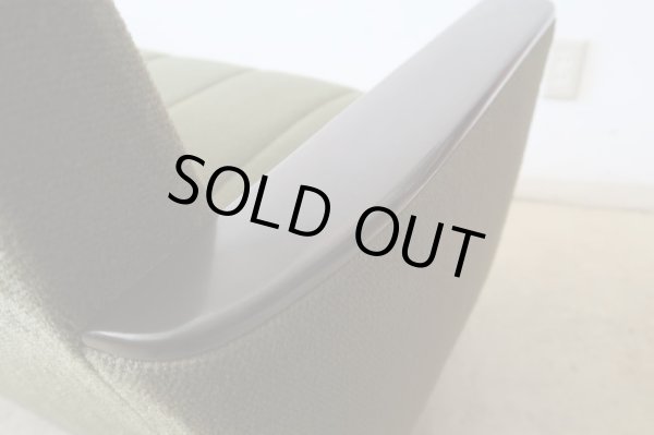 画像15: ヴィンテージ グリーンの三人掛けソファ 3P