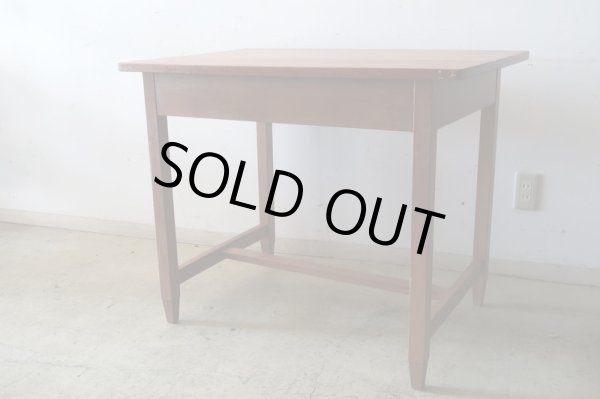 画像6: ヴィンテージ 木味良い平机