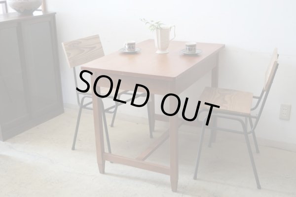 画像16: ヴィンテージ 木味良い平机