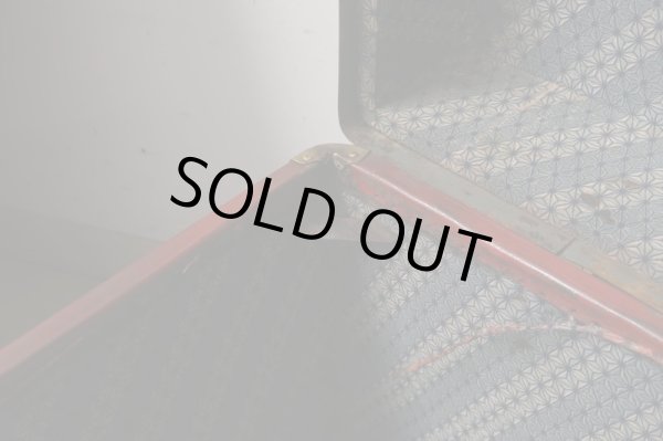 画像13: アンティーク トランク 赤 松屋