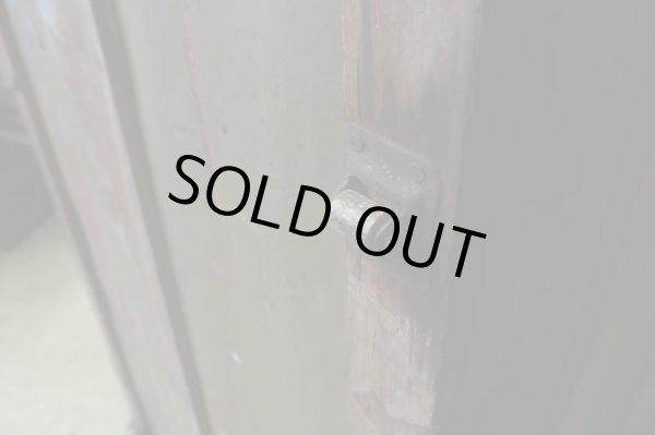 画像17: アンティーク 大型トランク 船箱 グリーン