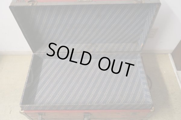 画像5: アンティーク トランク 赤 松屋