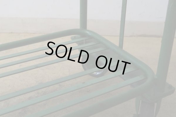 画像13: ヴィンテージ キャスター付のアイアンシェルフ ラック