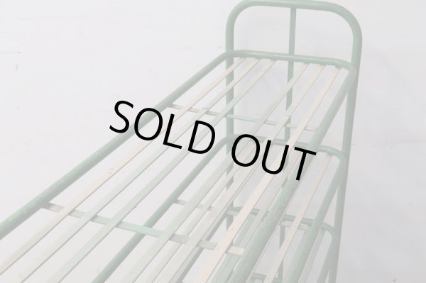 画像8: ヴィンテージ キャスター付のアイアンシェルフ ラック