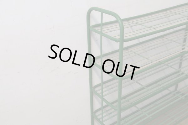 画像4: ヴィンテージ キャスター付のアイアンシェルフ ラック