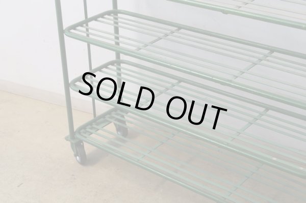 画像6: ヴィンテージ キャスター付のアイアンシェルフ ラック