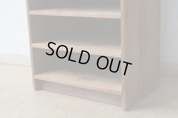 画像8: アンティーク 乾いた木肌の収納棚 シェルフ