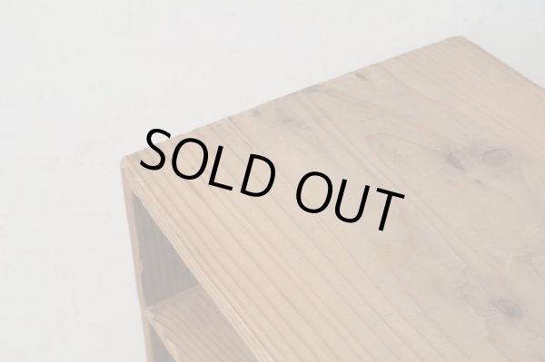 画像6: アンティーク 乾いた木肌の収納棚 シェルフ