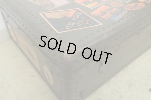 画像12: ヴィンテージ 古い三越のトランク 深緑