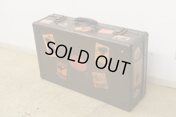 画像2: ヴィンテージ 古い三越のトランク 深緑