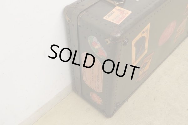 画像10: ヴィンテージ 古い三越のトランク 深緑