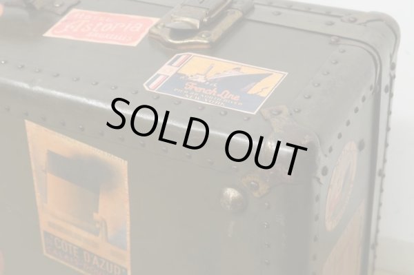 画像7: ヴィンテージ 古い三越のトランク 深緑