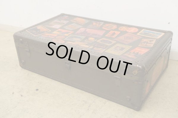 画像4: ヴィンテージ 古い三越のトランク 深緑