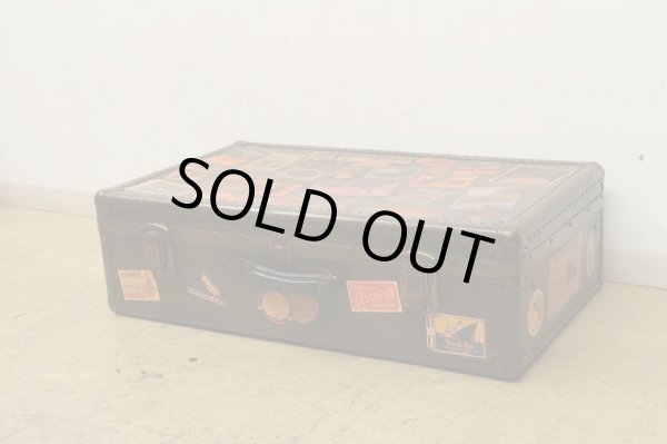 画像3: ヴィンテージ 古い三越のトランク 深緑