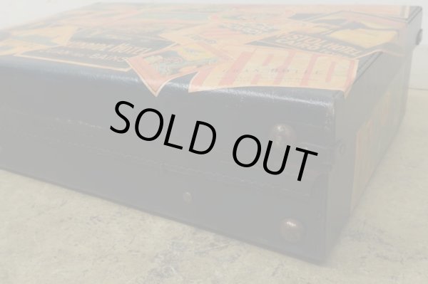 画像4: ヴィンテージ 古い三越のトランク ネイビー