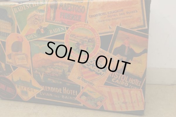 画像11: ヴィンテージ 古い三越のトランク ネイビー