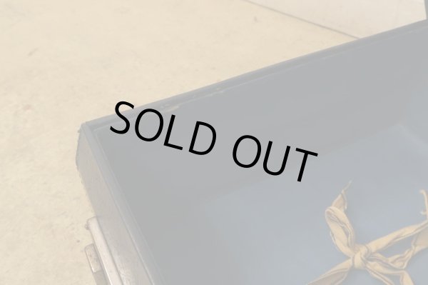 画像17: ヴィンテージ 古い三越のトランク ネイビー