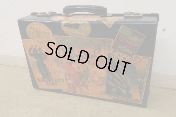 画像7: ヴィンテージ 古い三越のトランク ネイビー